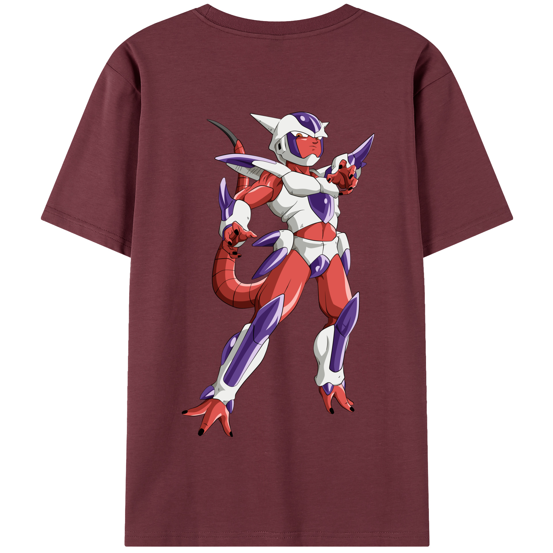（画像用） ドラゴンボール フリーザ DRAGON BALL Frieza 綿100％半袖Tシャツ（背面プリント）